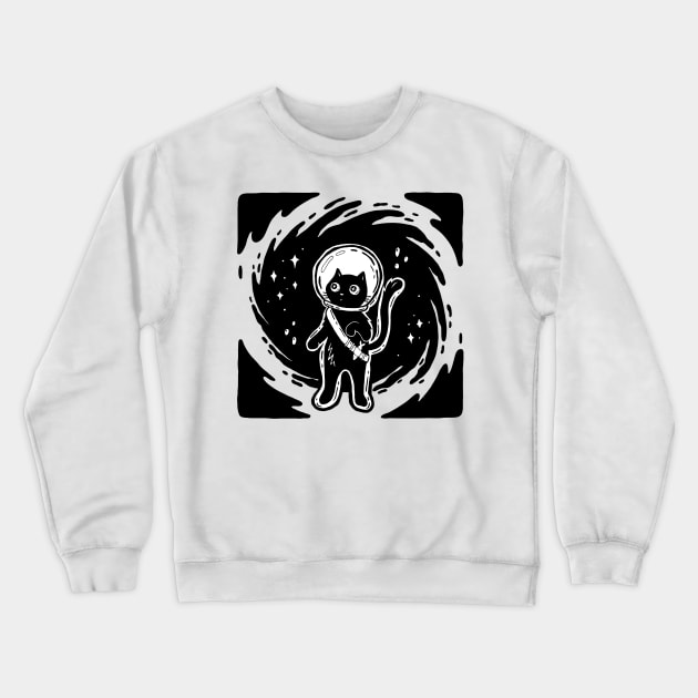 Space Cat Crewneck Sweatshirt by DearTreehouse